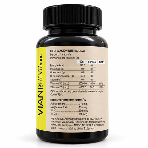 Vitamina D3 K2 Ashwagandha